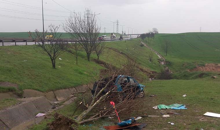 Tekirdağ'da 'mucize' gibi olay: Bu araçtan sağ çıktılar