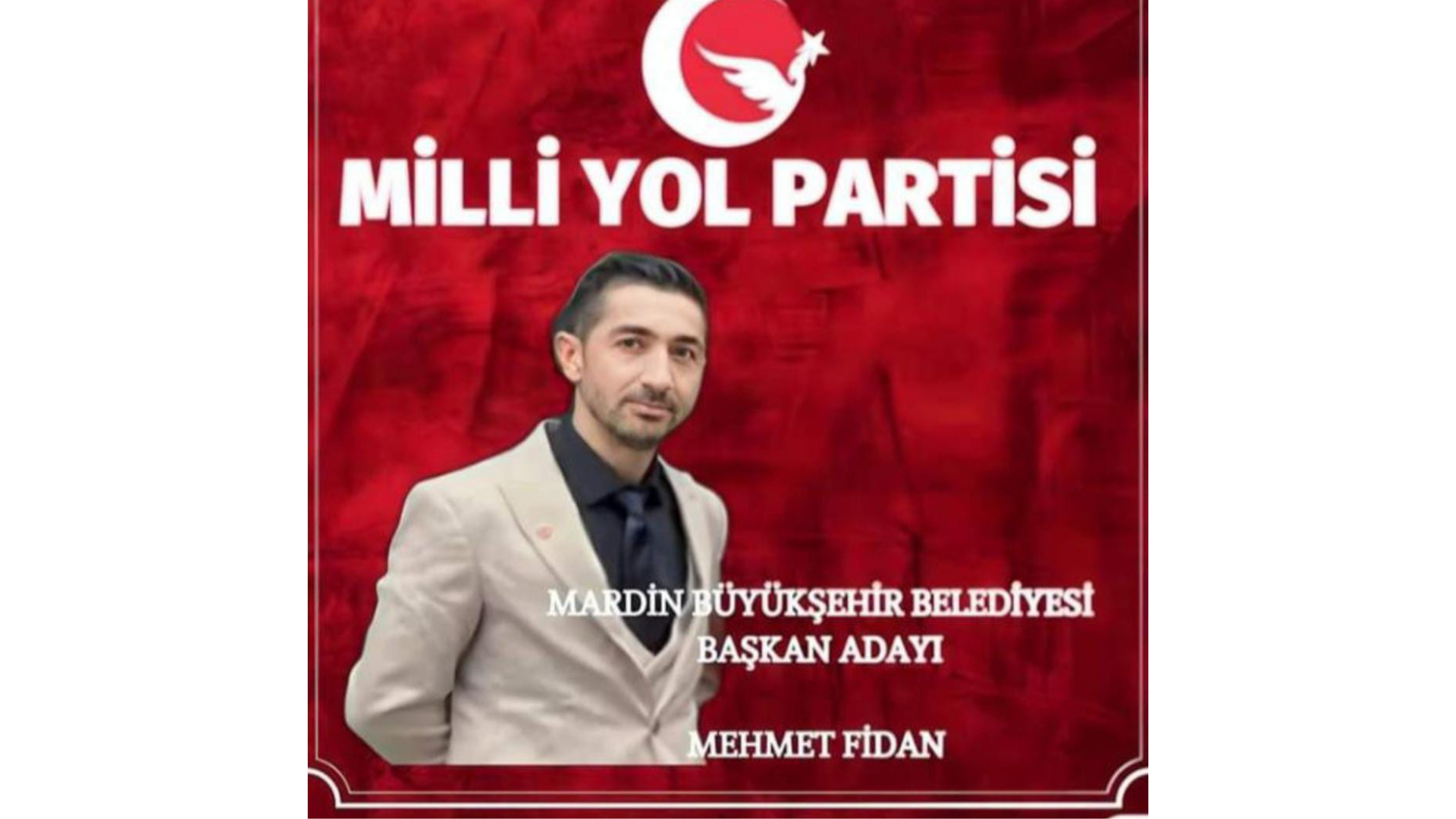 Milli Yol Partisi Mardin Büyükşehir Belediye Başkanı Mehmet Fidan
