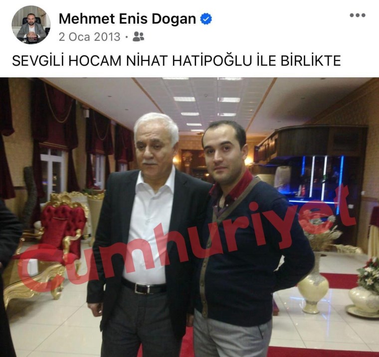 Fuhuştan tutuklanan AKP’li başkan Muhammed Enis Doğan'ın yeni fotoğrafları ortaya çıktı