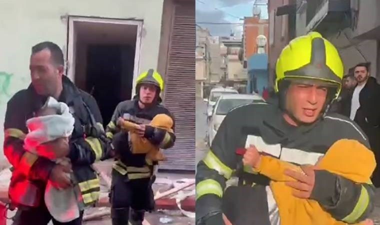 Mersin’de bina yangını… 3 çocuk mahsur kaldı!