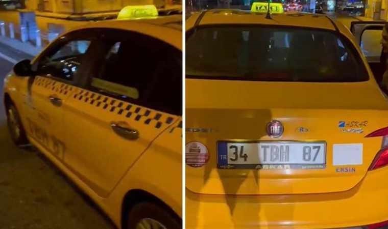 Beşiktaş – Halkalı arası taksimetre açmadan bin lira istedi! Sürücü tepki gösterince araçtan indirdi