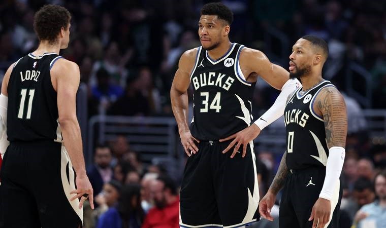 NBA’de Giannis Antetokounmpo-Damian Lillard ikilisi Los Angeles Clippers’a acımadı!