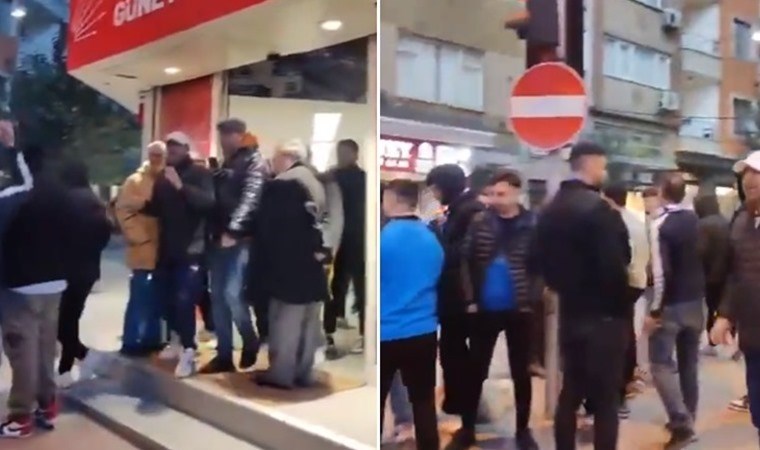 AKP’liler CHP’nin ofisini böyle ‘ziyaret’ etti: ‘Semtini satanı biz de satarız’