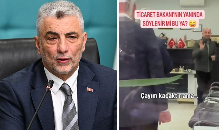 Ticaret Bakanı’na ‘kaçak çay’ ikramı: ‘Bu söylenir mi ya?’