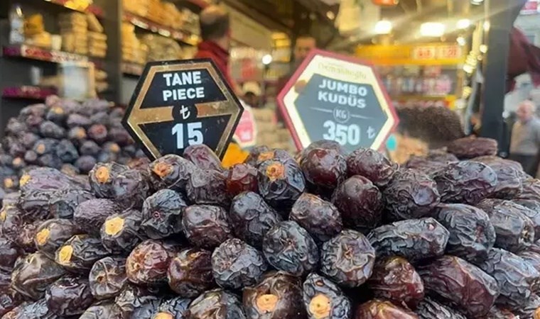 Hurma da lüks oldu! Mısır Çarşısı’nda taneyle satılıyor
