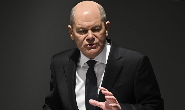 Kitap fuarında Almanya Başbakanı Scholz’e ‘Gazze’ protestosu