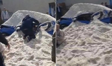 Başakşehir'de tuz yüklü kamyon kaydı: 2 kişi yaralandı! – Son Dakika Türkiye Haberleri | Cumhuriyet