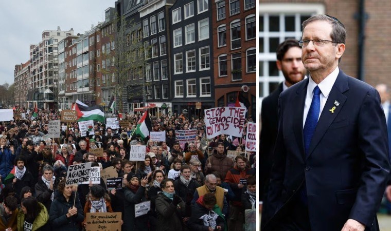 Soykırım müzesinin açılışına katıldı: Herzog’a protesto
