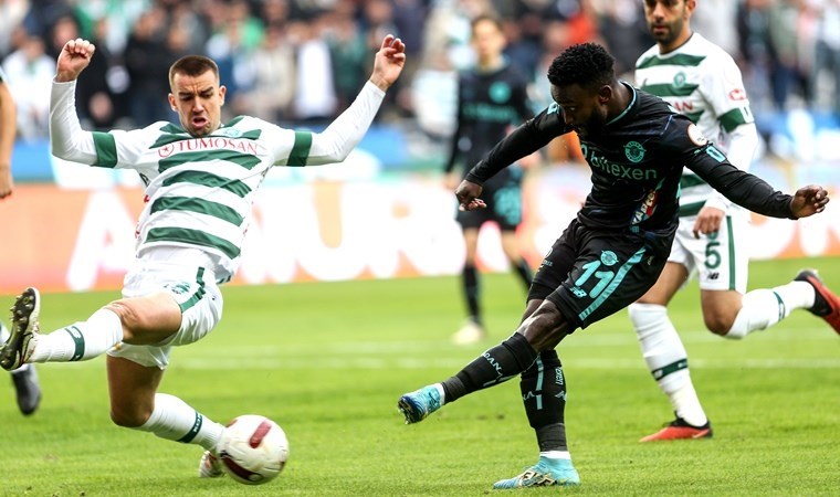 Adana Demirspor 1 puanı son dakikalarda aldı! Konyaspor 2-2 Adana Demirspor