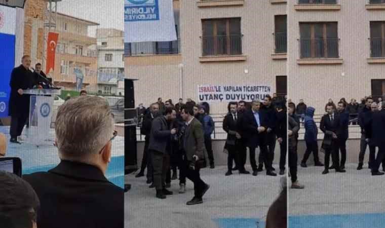 ‘Ticareti durdurun’ dediler, gözaltına alındılar: Varank ve Özhaseki’ye protesto
