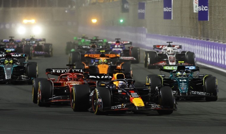Oliver Bearman dikkatleri çekti: Suudi Arabistan Grand Prix’sinde kazanan Verstappen!