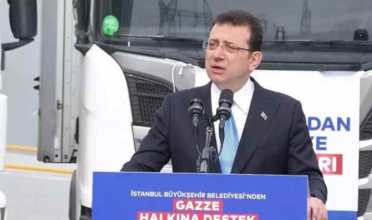İmamoğlu: ‘Gazze’yi malzeme yapıyorlar’