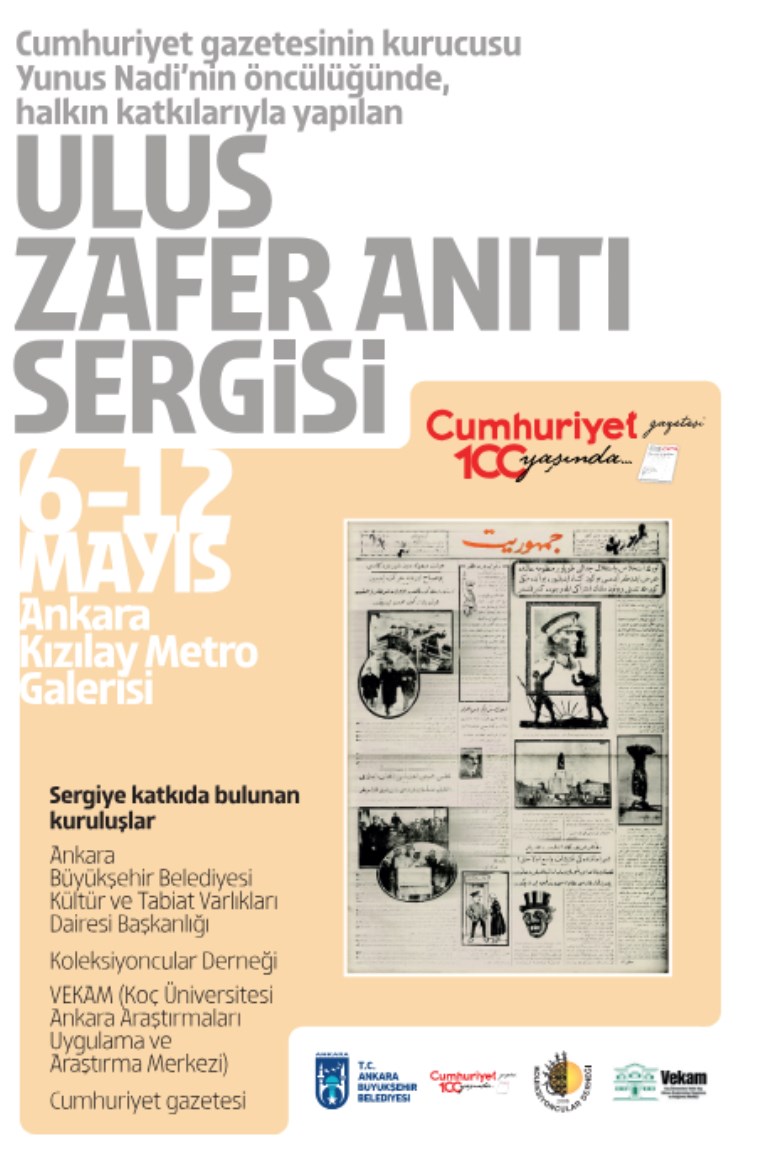 Ulus Zafer Anıtı Sergisi 6-12 Mayıs’ta