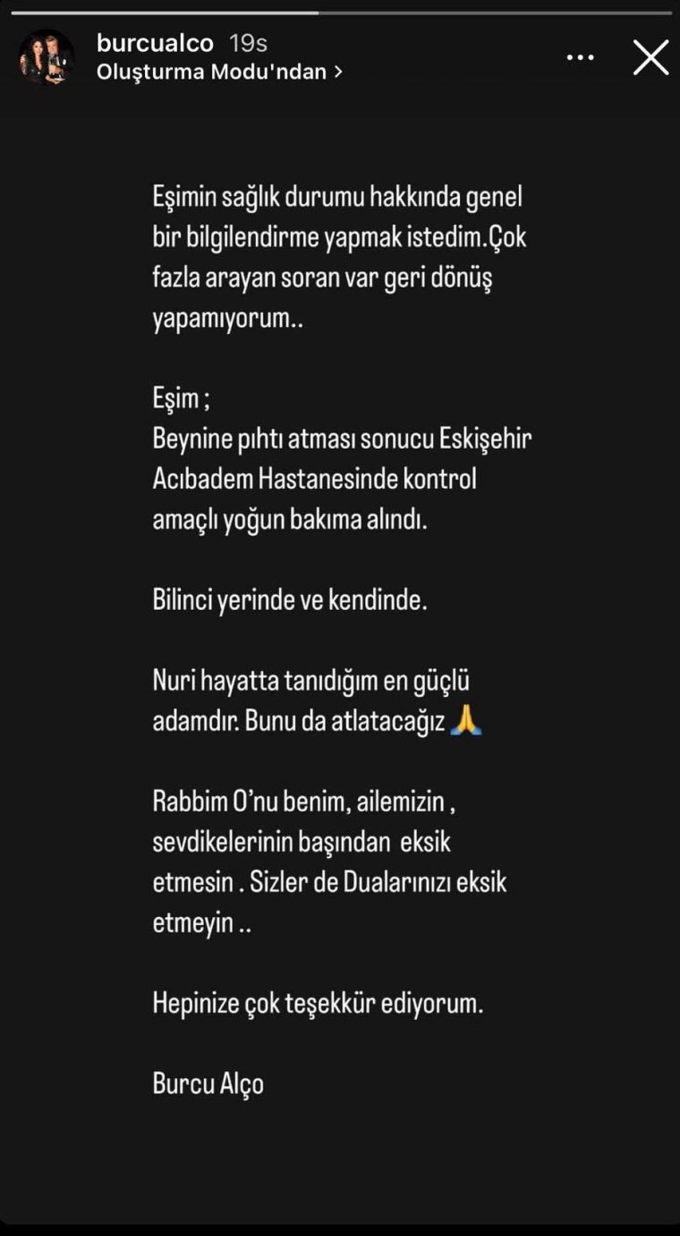 Nuri Alço'nun sağlık durumuna ilişkin yeni gelişme: Başka hastaneye sevk edildi