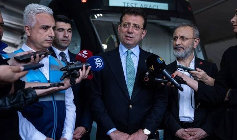 İBB Başkanı İmamoğlu elektrikli metrobüsün test sürüşünde konuştu: Her kuruş milletin parası