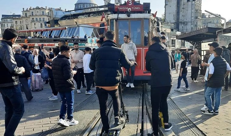 İstiklal Caddesi’nde ‘nostaljik tramvay’ seferleri durduruldu