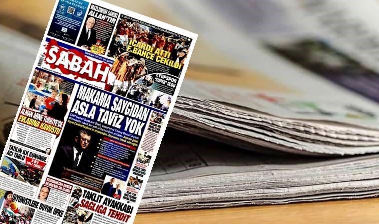 Sabah’ın manşetine bakan bir daha baktı: Erdoğan ve AKP değil Özel var