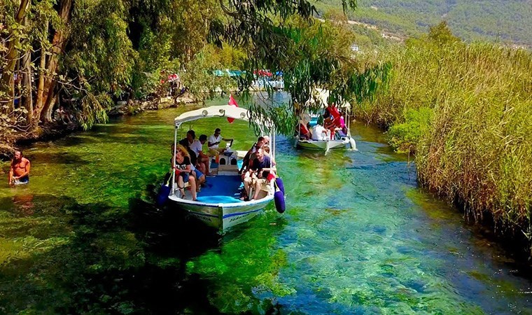 NASA’nın da tanıttığı Kadın Azmağı Deresi’nde ziyaretçi yoğunluğu yaşanıyor