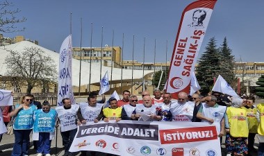 Sağlık emekçilerinden 'vergide adalet' eylemi – Son Dakika Sağlık Haberleri | Cumhuriyet