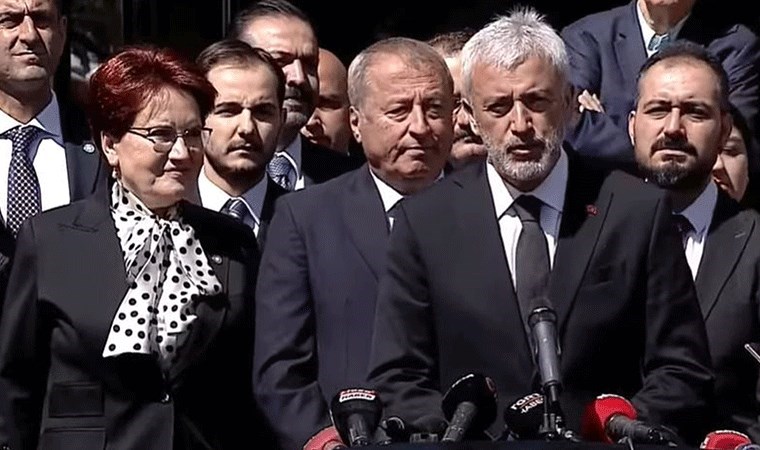 İYİ Parti heyetinden YSK önünde açıklama: ‘Operasyona tabii tutulduk’