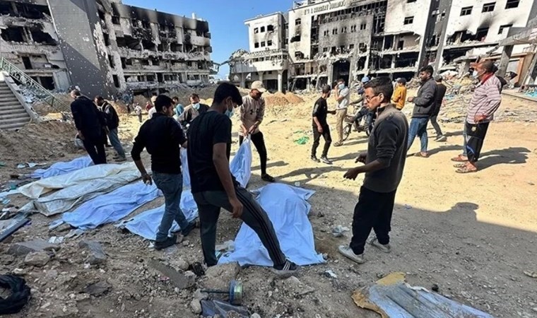 Gazze’deki Şifa Hastanesinde toplu mezar bulundu