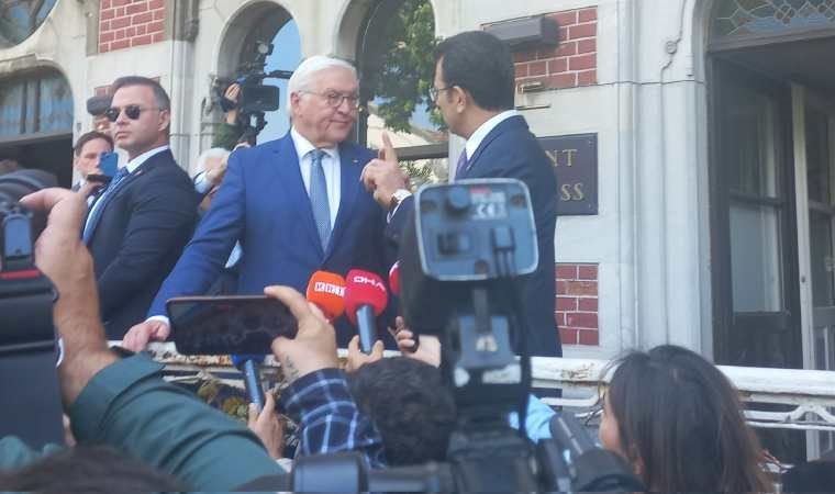 İlk görüşme İmamoğlu ile… Almanya Cumhurbaşkanı Steinmeier İstanbul’da