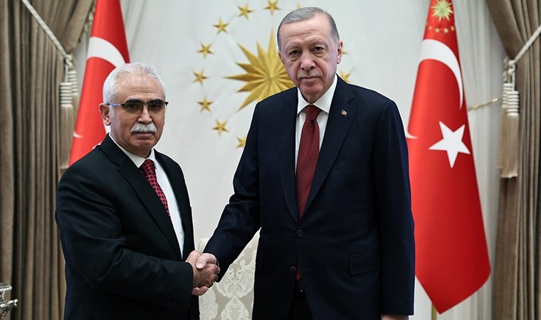 Erdoğan, AYM Başkanı Kadir Özkaya’yı kabul etti