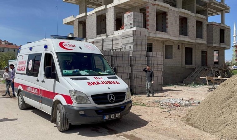 61 yaşındaki işçi inşaatta kalp krizi geçirdi