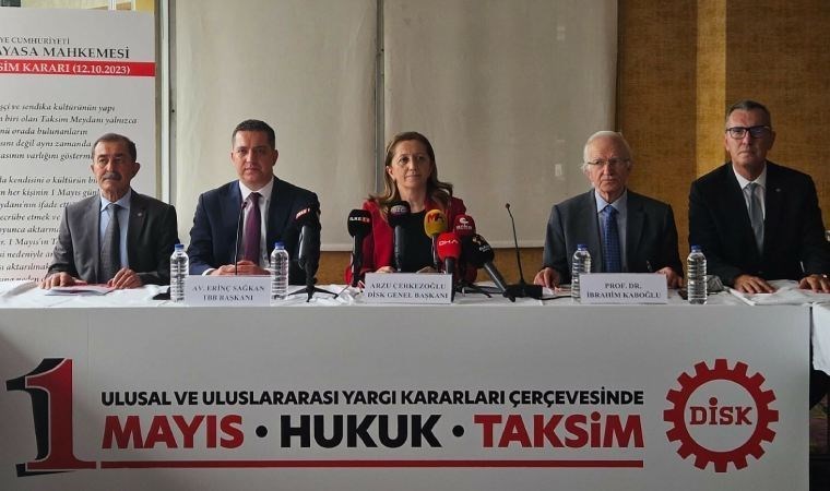 DİSK’ten Çerkezoğlu: Milyonların gözü kulağı Taksim 1 Mayıs alanında olacak