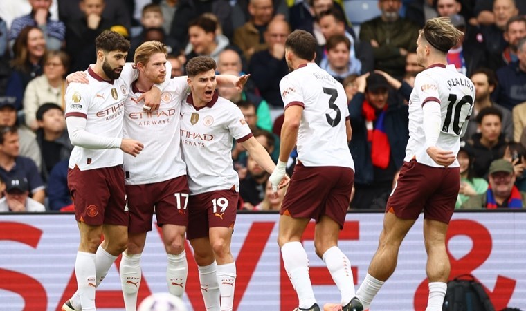 Manchester City, Crystal Palace’ı 4 golle geçti