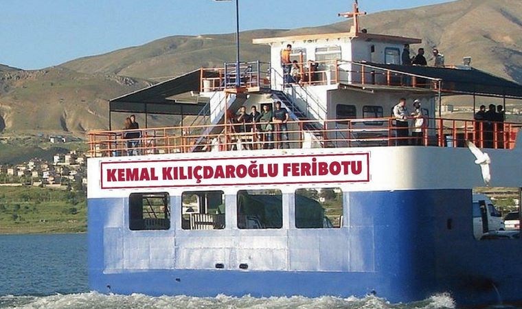 Pertek’te belediye AKP’ye geçti, feribottan ‘Kemal Kılıçdaroğlu’ ismi kaldırıldı