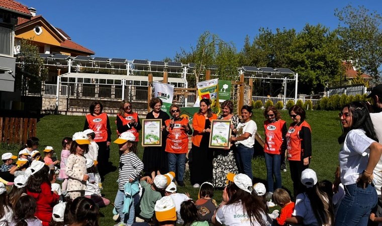 TEMA’dan doğayı koruyan miniklere sertifika