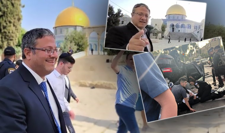 İsrailli aşırı sağcı bakanın arabası takla attı