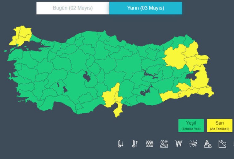 Meteoroloji saat verdi: 15 kent için 'sarı' alarm! Cuma gününe dikkat...