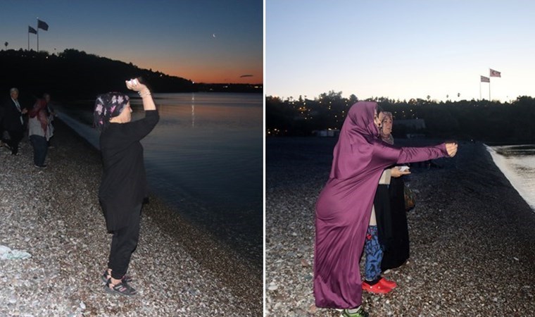 Baharın habercisi Hıdırellez’de dileklerini denizle buluşturdular