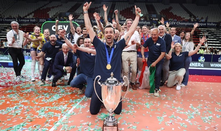 Daniele Santarelli’nin Imoco’su Antalya’da şampiyon oldu!