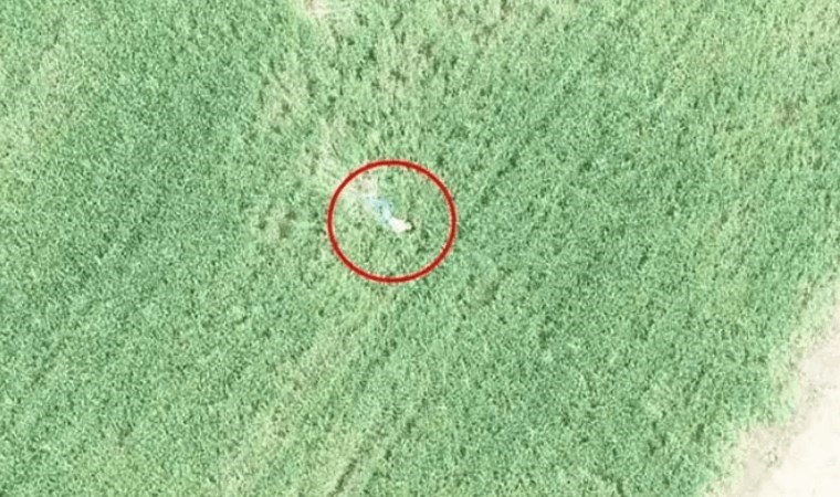 Polisten kaçtılar, drone kamerasına yakalandılar