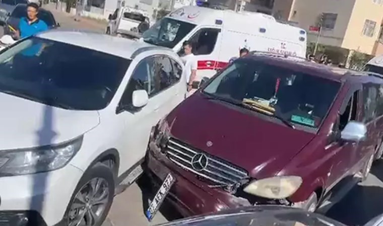 11 araç birbirine girdi!