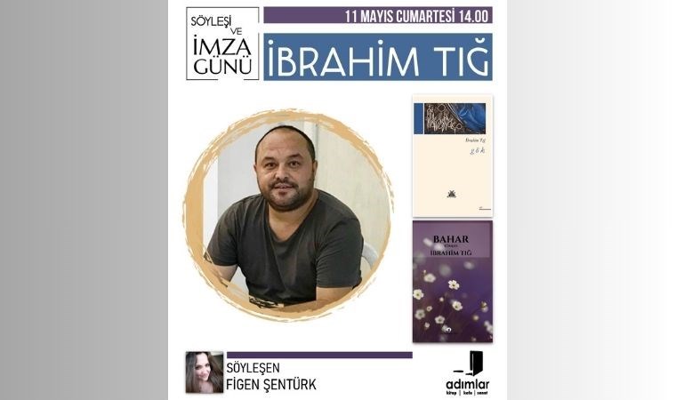 Yazar Tığ, okuyucularıyla buluşacak