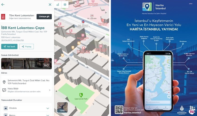 İBB, ‘Harita İstanbul’ uygulamasını hizmete sundu
