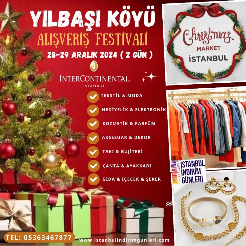 Christmas Market’te Sınırlı Sayıda Stant: Moda, Kozmetik, Hediyelik ve Daha Fazlası!