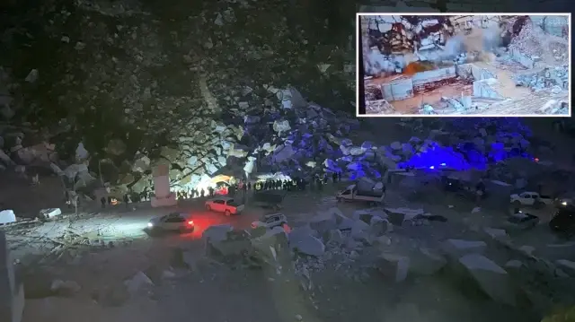 Balıkesir’deki Mermer Ocağında Meydana Gelen Göçükte Hayatını Kaybeden 2 İşçinin Cesedi Bulundu