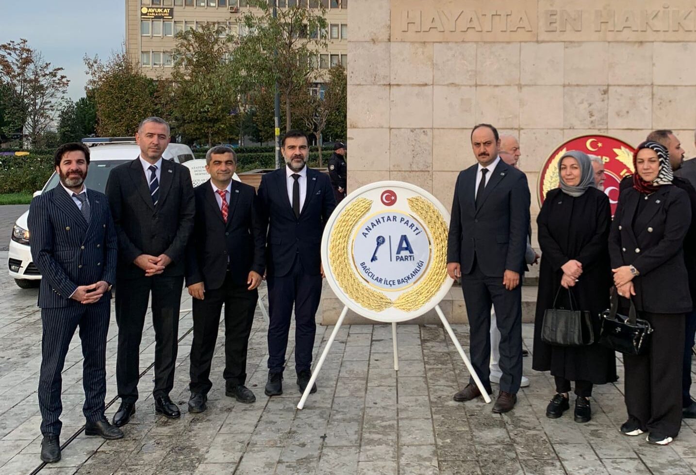 Anahtar Partisi Bağcılar İlçe Başkanlığı, 10 Kasım Atatürk’ü Anma Törenine Katıldı
