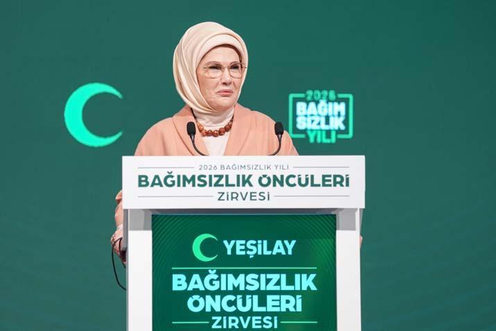 EMİNE ERDOĞAN: 2026’YI “BAĞIMSIZLIK YILI” İLAN EDİYORUZ