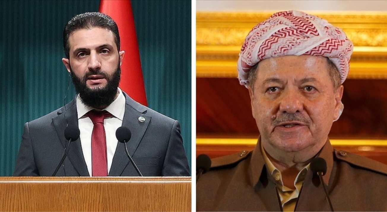 Şara ile Barzani arasında kritik telefon görüşmesi!