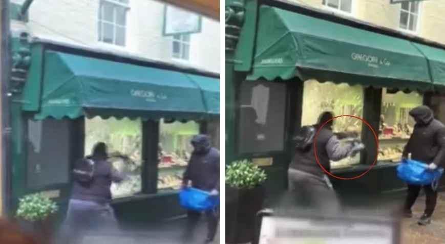 Londra’da Güpegündüz Balyozlu Kuyumcu Soygunu