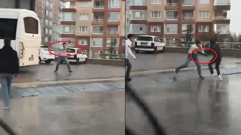 Mamak’ta Sokak Kavgası: Pompalı Tüfekle Çarpma Girişimi