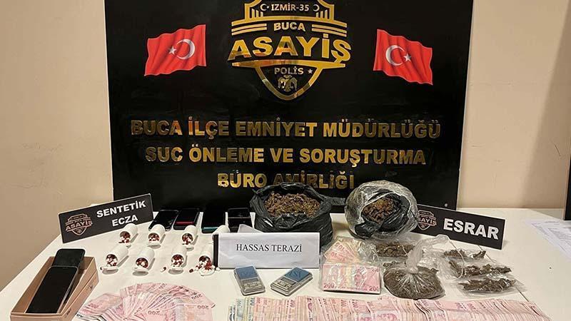 İzmir Buca’da Uyuşturucu Operasyonu: 8 Şüpheli Gözaltına Alındı