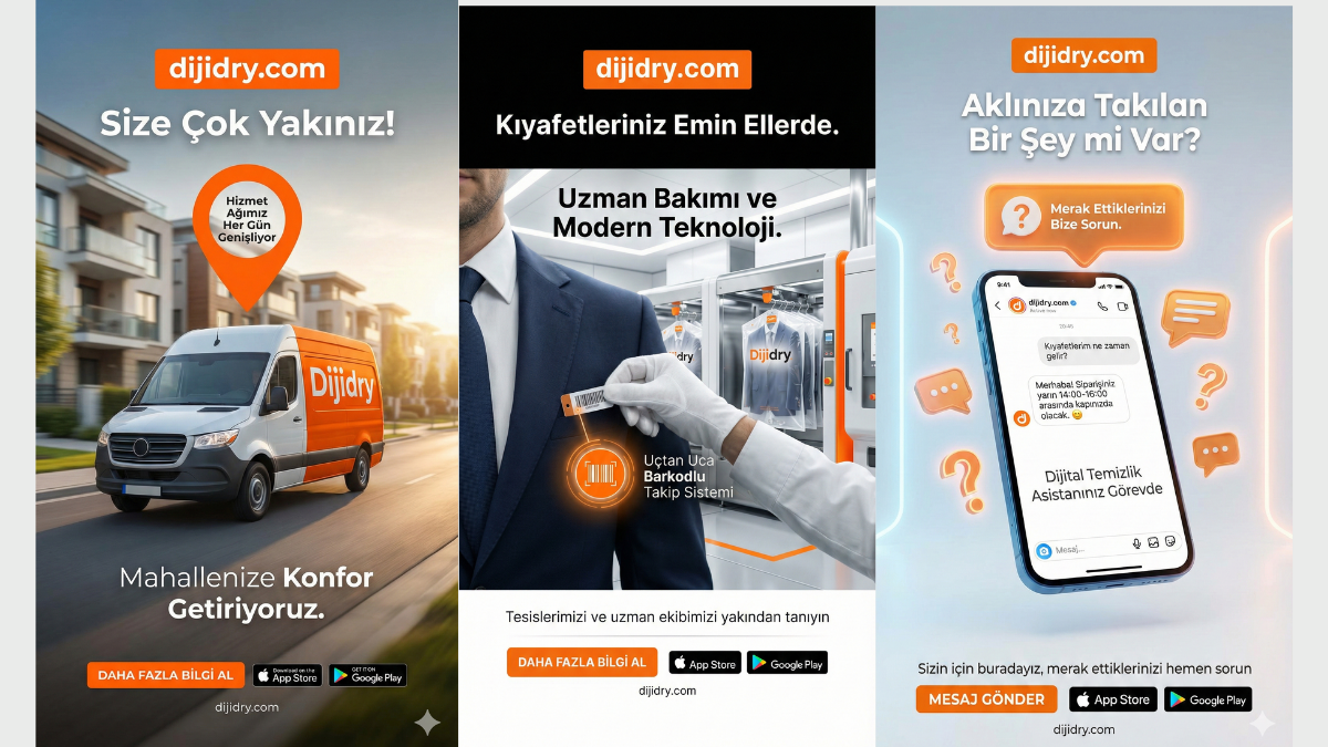 Kuru Temizlemede Dijital Dönüşüm: “Dijidry” ile Temizlik Kapınıza Geliyor