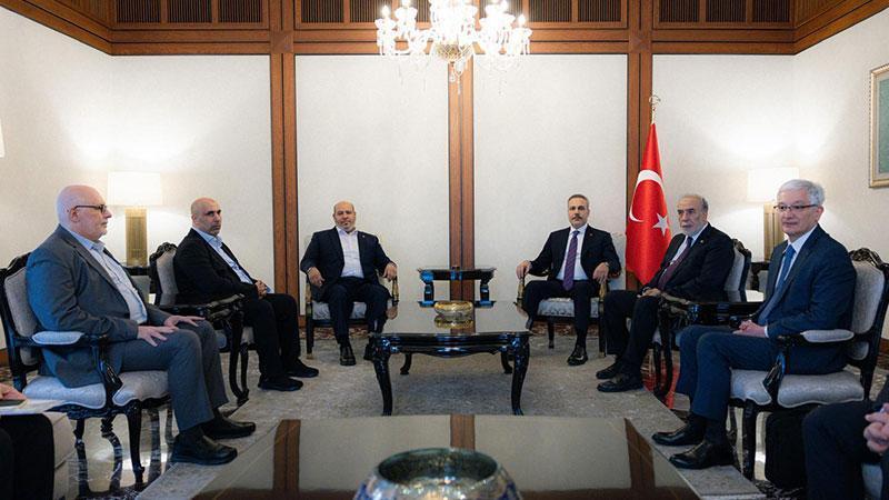 Fidan, Ankara’da Hamas Heyeti ile Görüştü